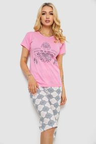 Пижама женская, цвет розовый, 243R2509