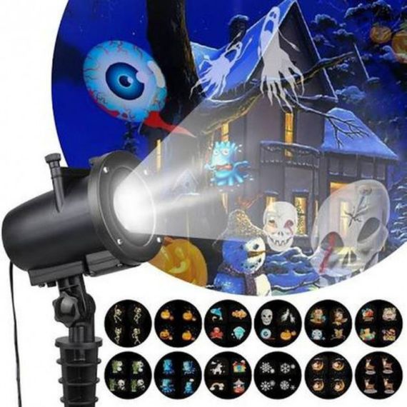 Лазерний Проектор XPRO Star Shower projection outdoor light halloween YU120 чорний (GR- 63_433) | Зображення 2