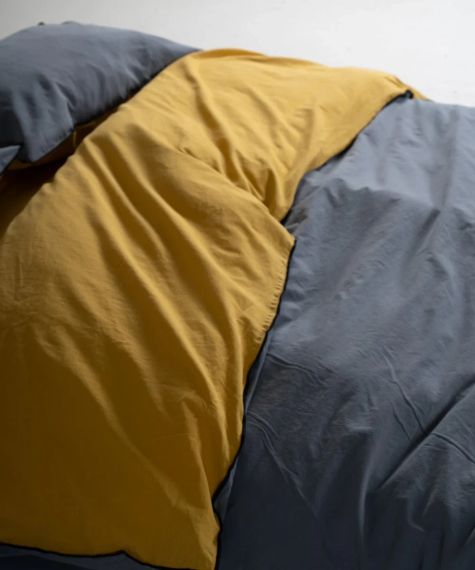 Постельное белье Limasso Stonewashed Essualte 200 х 220 см Honey - Castle Rock | Зображення 5