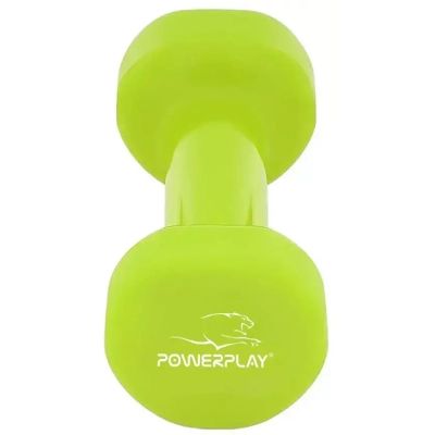Гантель PowerPlay 4125 Achilles 3 кг Зелена (PP_4125_3kg) | Зображення 3
