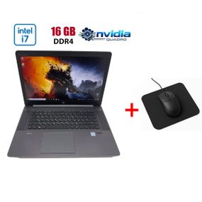 Мобільна робоча станція HP ZBook Studio G3 / 15.6" (1920x1080) IPS / Intel Core i7-6820HQ (4 (8) ядра по 2.7 - 3.6 GHz) / 16 GB DDR4 / 512 GB SSD / nVidia Quadro M1000M, 4 GB GDDR5, 128-bit / WebCam б/в + Подарунок Мишка та килимок