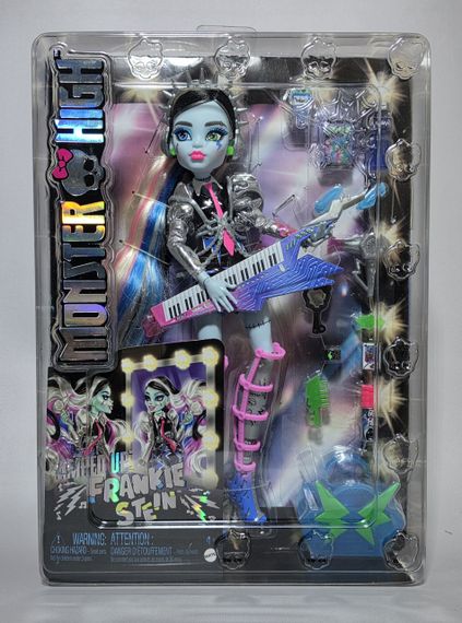 Кукла Монстр Хай Фрэнки Штейн Оригинал Mattel Monster High Amped Up Frankie Stein Rockstar | Зображення 4