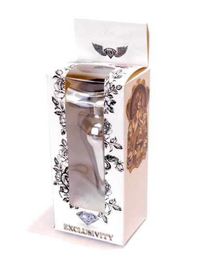 Анальная пробка Boys of Toys Jewellery Silver Long Plug Черный 3 см | Зображення 8