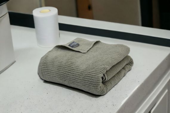 Полотенце махровое ST-1 Kayra 70x140 см. хаки | Зображення 2