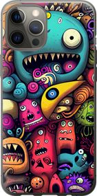 Чехол на iPhone 12 Pro Max Cмешные монстры "5549u-2054-17620"