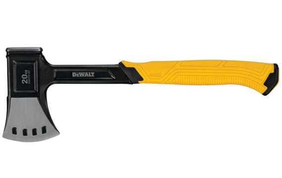 Сокира туристична DeWalt суцільнометалева 570 г з чохлом (DWHT51387-0)