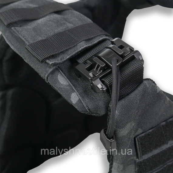 Бронежилет Militex Modular X-1 (Збільшена площа захисту) Black multicam | Зображення 8