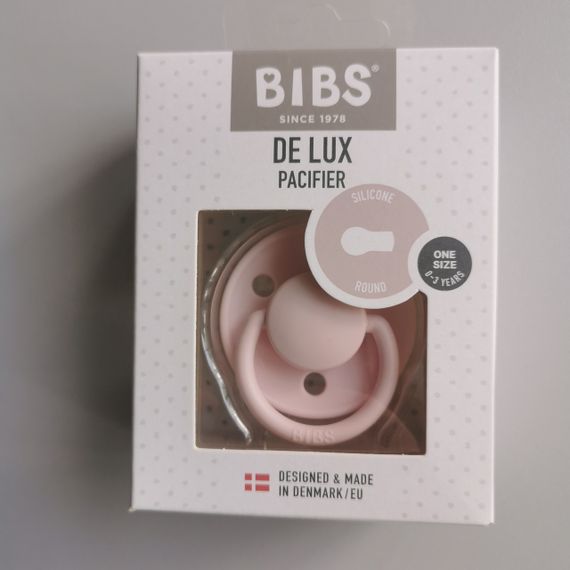 Соска пустушка Bibs De Lux Silicone Blossom 0-36 міс силіконова