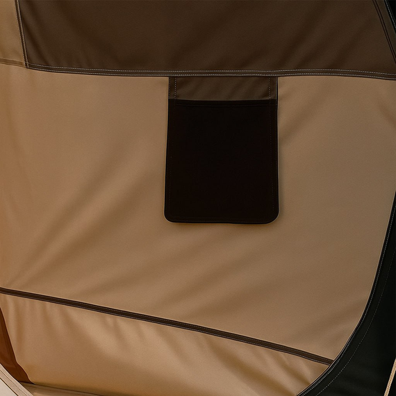 Надувний 3-місний намет 230×230×150 (см) для туризму та риболовлі намет з надувним каркасом Бежевий LU-021 | Зображення 3