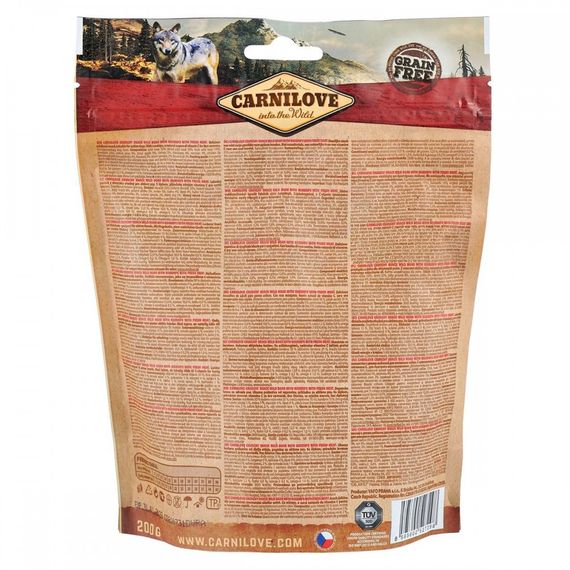 Ласощі Carnilove Dog Crunchy Snack Wild Boar with Rosehips для активних собак для швидкого відновлення з диким кабаном та ши | Зображення 1