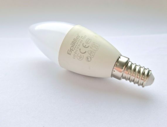 Светодиодная лампа LED E14 10W NW C37 | Зображення 2