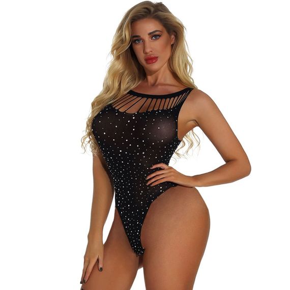 Боді-Сітка Babydoll 46 Чорний 9511 | Зображення 2