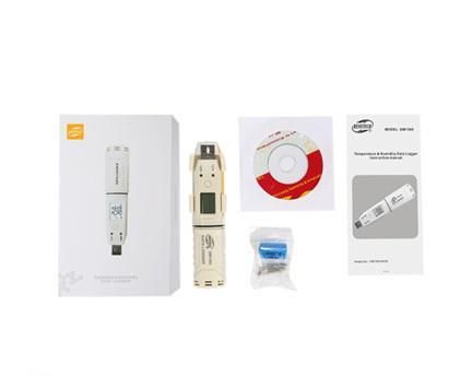 Реєстратор вологості і температури (даталогер:) USB, 0-100%, -30-80°C BENETECH GM1365 | Зображення 2