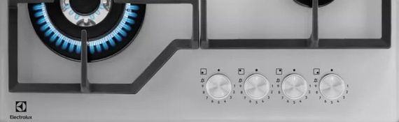 Варочная поверхность Electrolux газ на стекле KGG64362S | Зображення 1