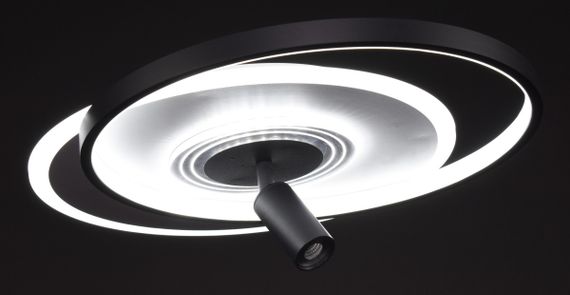 Люстра світлодіодна стельова LED світильник для квартири на стелю лед з пультом 27188 Білий 9х40х50 см. | Зображення 1