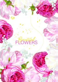 Блокнот 4Profi "Spring flowers" rose 40 арк. формат А5  905423