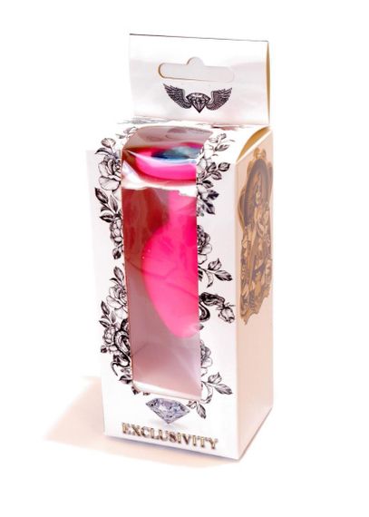 Анальна пробка - Jewellery Silicone Pink Plug M Light Blue sexstyle | Зображення 8