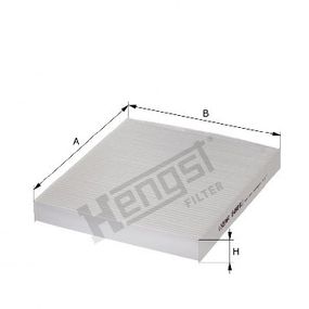 Фильтр салона VW Polo 17- / T-Cross 18-, Hengst, E4981LI,