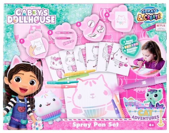 Набір Спрей-ручки з трафаретами Disney GABBY'S DOLLHOUSE (GD23364)