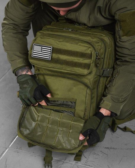 Рюкзак тактический олива 45л 800D  USA ВТ6386 | Зображення 4