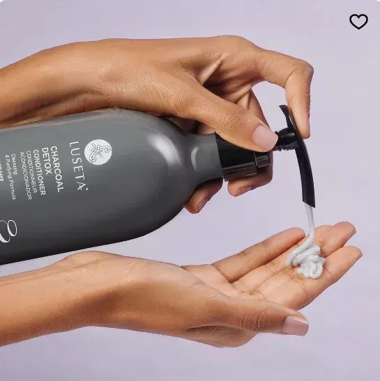 Кондиционер увлажняющий для гладкости Luseta Beauty Charcoal Detox (500 ml) | Зображення 1