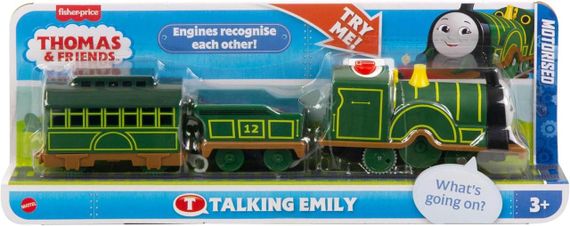 Паровозик Томас и друзья Моторизованный говорящий поезд Эмили Thomas & Friends Motorized Train Talking Emily | Зображення 1