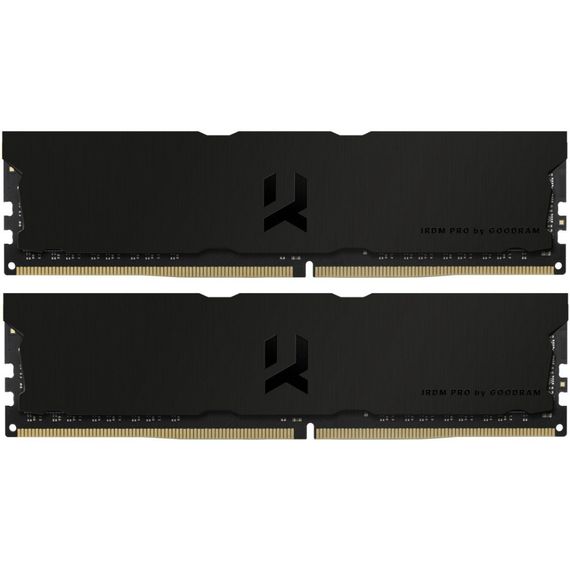 Модуль пам&#039;яті для комп&#039;ютера DDR4 32GB (2x16GB) 3600 MHz IRDM Pro Deep Black Goodram (IRP-K3600D4V64L18S/32GDC)