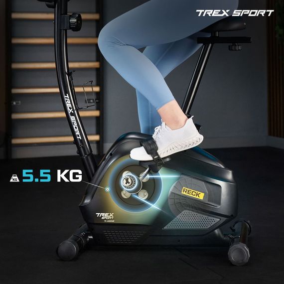 Велотренажер Trex Sport TX-400MB RECK магнітний сірий | Зображення 3
