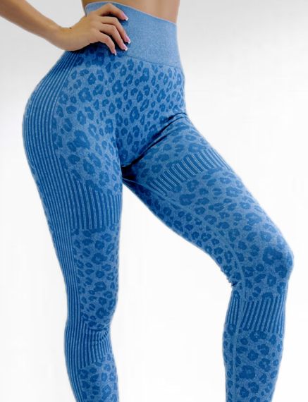 Лосіни пуш ап для фітнесу LILAFIT Блакитний S (LFL000026) | Зображення 4