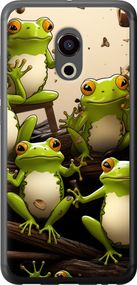 Чехол на Meizu Pro 6 Жабки "5656u-293-17620"