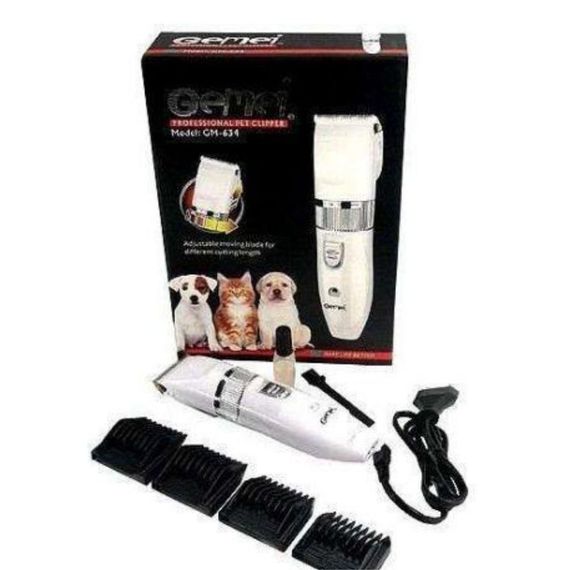 Професійна машинка для стрижки котів і собак XPRO Gemei GM-634 USB AV серая (MER-12408_285) | Зображення 4