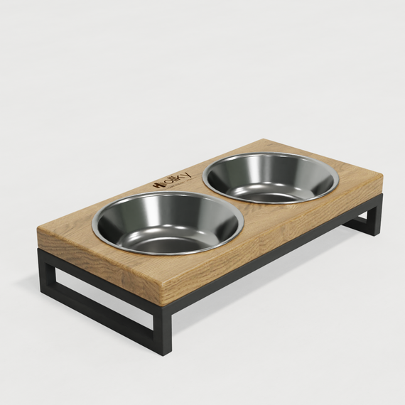 Миски на подставке для маленьких собак и котов Hollky Base XS (2 × 0,25 л) BXS-28145-GRNT | Зображення 8