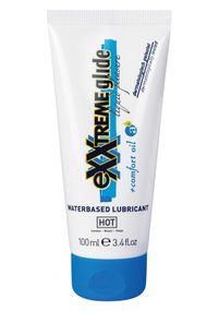 Анальний лубрикант на водній основі Hot eXXtreme Glide, 100 мл Sex Aura