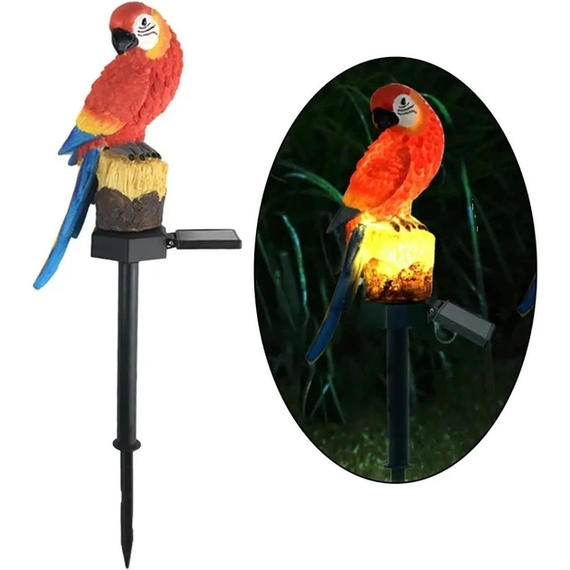 Фонарь садовый SOLAR PARROT / Светильник для сада Попугай на солнечной батарее | Зображення 2