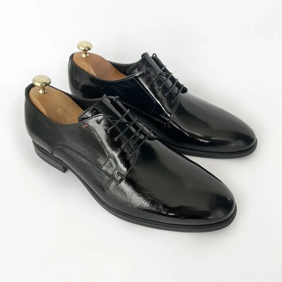 Стильні лаковані туфлі 43розмір | Зображення 3