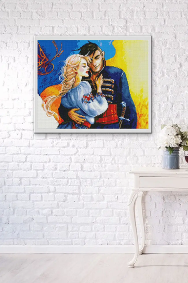 Алмазна мозаїка Українська пара 40х50 см ColorArt SP116 | Зображення 5