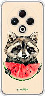 Чохол на Tecno Spark 30 4G Єнотик з кавуном "4605sp-3894-2448"