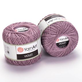 Пряжа YarnArt Violet номер кольору 4931 бавовна пряжа ярнарт віолет