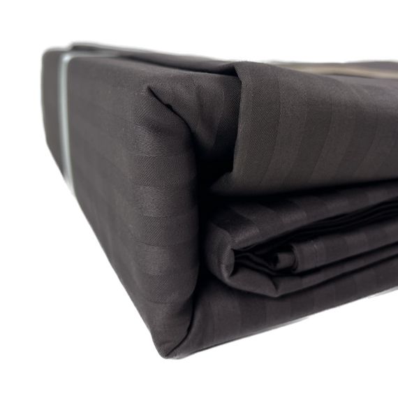 Комплект постільної білизни SoundSleep Stripe Chocolate сатин-страйп євро 200х220 см шоколад (2251736514011) | Зображення 6