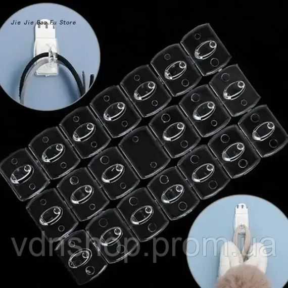 Набір гачків, що самоклеяться 1,3х1,8 см для гірлянд і декору, не залишають слідів  (20шт)