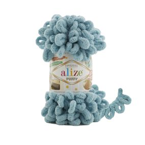 Пряжа Alize Puffy 414 ализе пуффи плюшевая