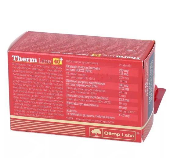 Комплексний жироспалювач Olimp Nutrition Therm Line 40+ 60 Tabs | Зображення 1