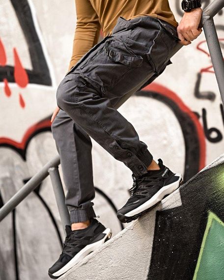 Міські карго штани jeans grey ПП7855 | Зображення 8