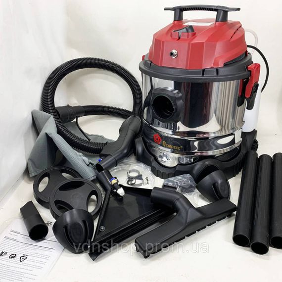 Промышленный пылесос для цементной пыли Domotec, Строительный пылесос с мощным всасыванием KV-16 | Зображення 4