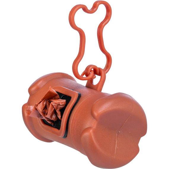 Контейнер-кісточка Trixie для збиральних пакетів пластикова з 1 рулоном пакетів для фекалій розмір М 15 шт | Зображення 6