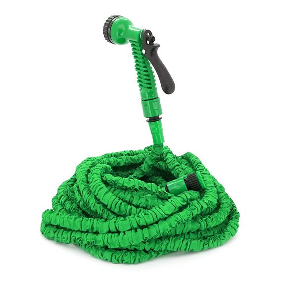 Шланг Садовий KY-450G, 15-45м/150ft, + розпилювач, насадка на кран, Green, Box | Зображення 2