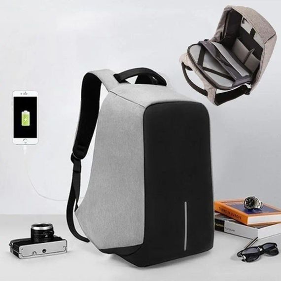 Міський рюкзак антизлодій під ноутбук 15,6" Боббі Bobby з USB | Зображення 4