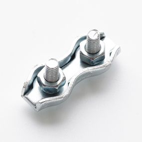 Затискач подвійний Duplex 2 мм оц. (пачка, кратність 50 шт.) APRO CD-21