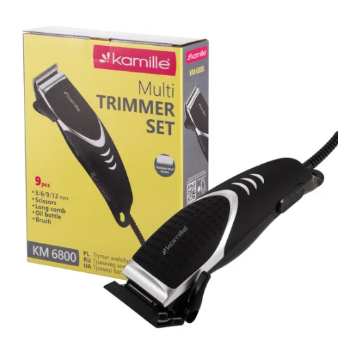 Машинка для стрижки 240W дротова чорний 6800 KAMILLE | Зображення 9