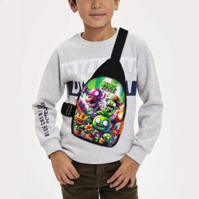 Сумка через плечо детская Растения против зомби 29х17 см сумка слинг для мальчика (02145)